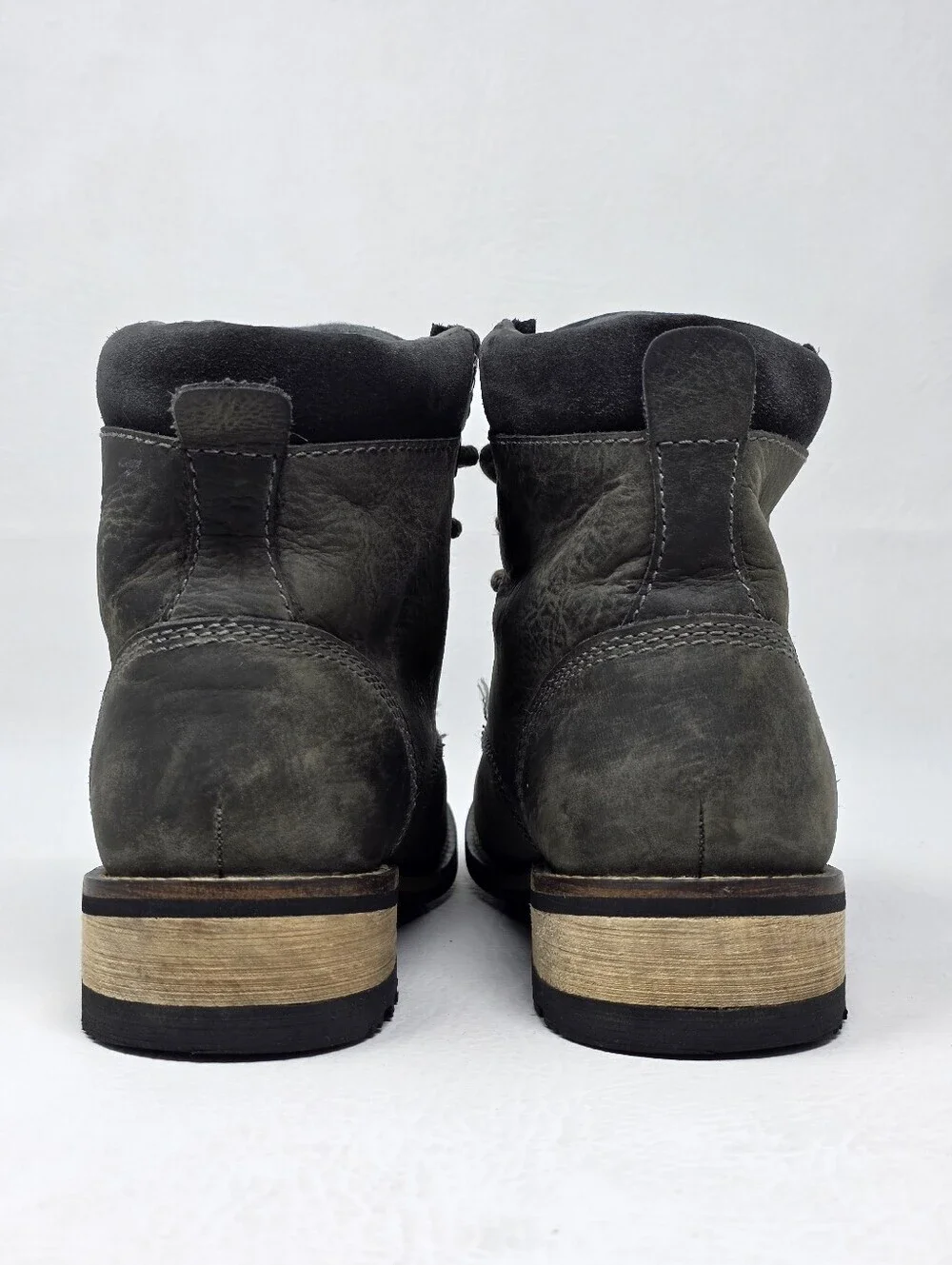 Kodiak Waterproof Grey Leather Boots Women's Size US 7 419189GY Pre-owned